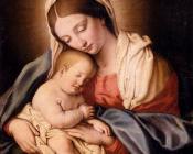 乔瓦尼巴蒂斯塔萨尔维达萨索费拉托 - Salvi Giovanni Battista Madonna And Child